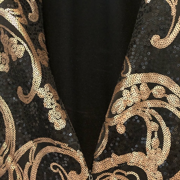Black and gold dress - Picture 5 of 6